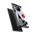 attitude queen back phone cover | glass case for samsung galaxy s23 ultra