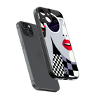 attitude queen back phone cover | glass case for iphone 15