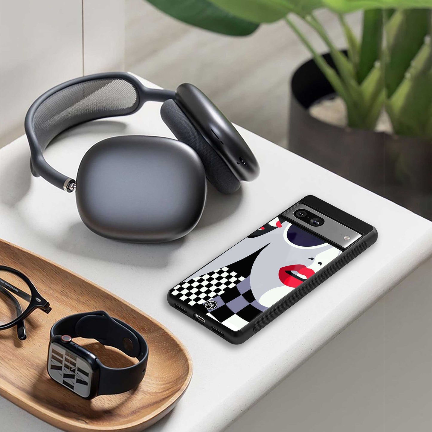 attitude queen back phone cover | glass case for iphone 13 mini