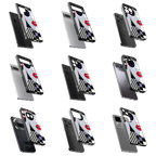 Durable Glass Back Mobile Case for iPhone, Samsung, OnePlus, Google Pixel, Redmi, Vivo, Oppo