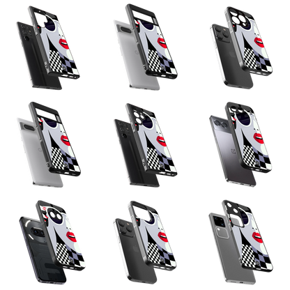 Durable Glass Back Mobile Case for iPhone, Samsung, OnePlus, Google Pixel, Redmi, Vivo, Oppo