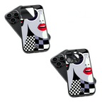 Trendy Glass Back Mobile Case for iPhone, Samsung, Redmi, OnePlus, Google Pixel, Motorola