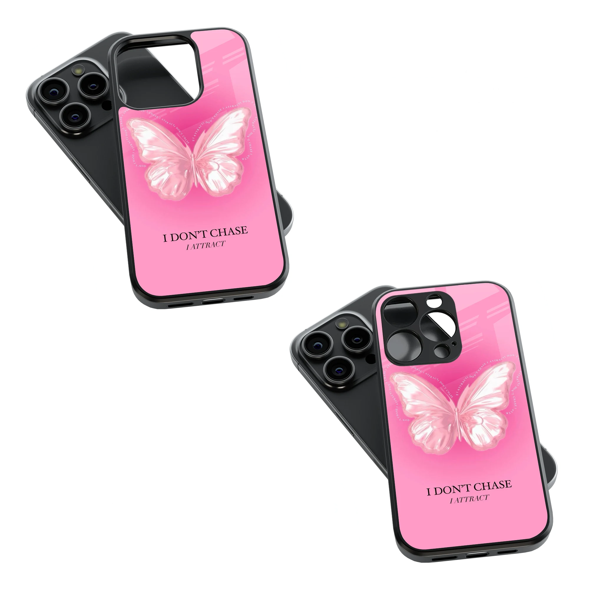 Trendy Glass Back Mobile Case for iPhone, Samsung, Redmi, OnePlus, Google Pixel, Motorola