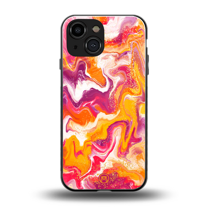 aureolin grape jam back phone cover | glass case for iphone 13 mini