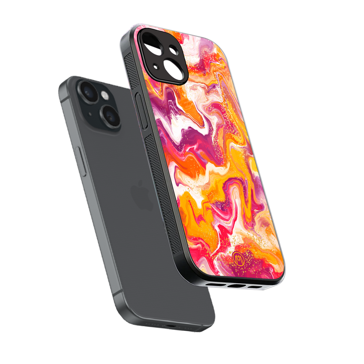 aureolin grape jam back phone cover | glass case for iphone 13 mini