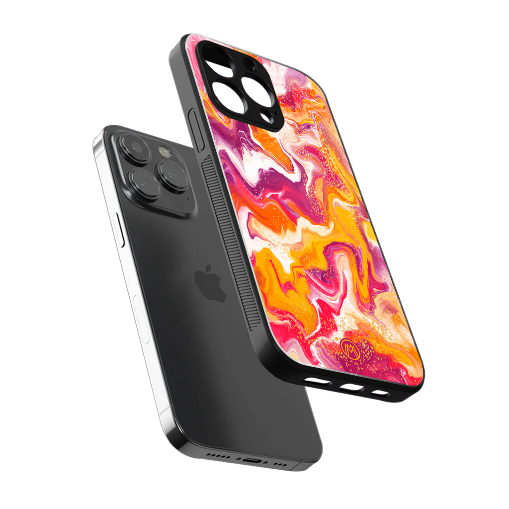 aureolin grape jam back phone cover | glass case for iphone 13 pro
