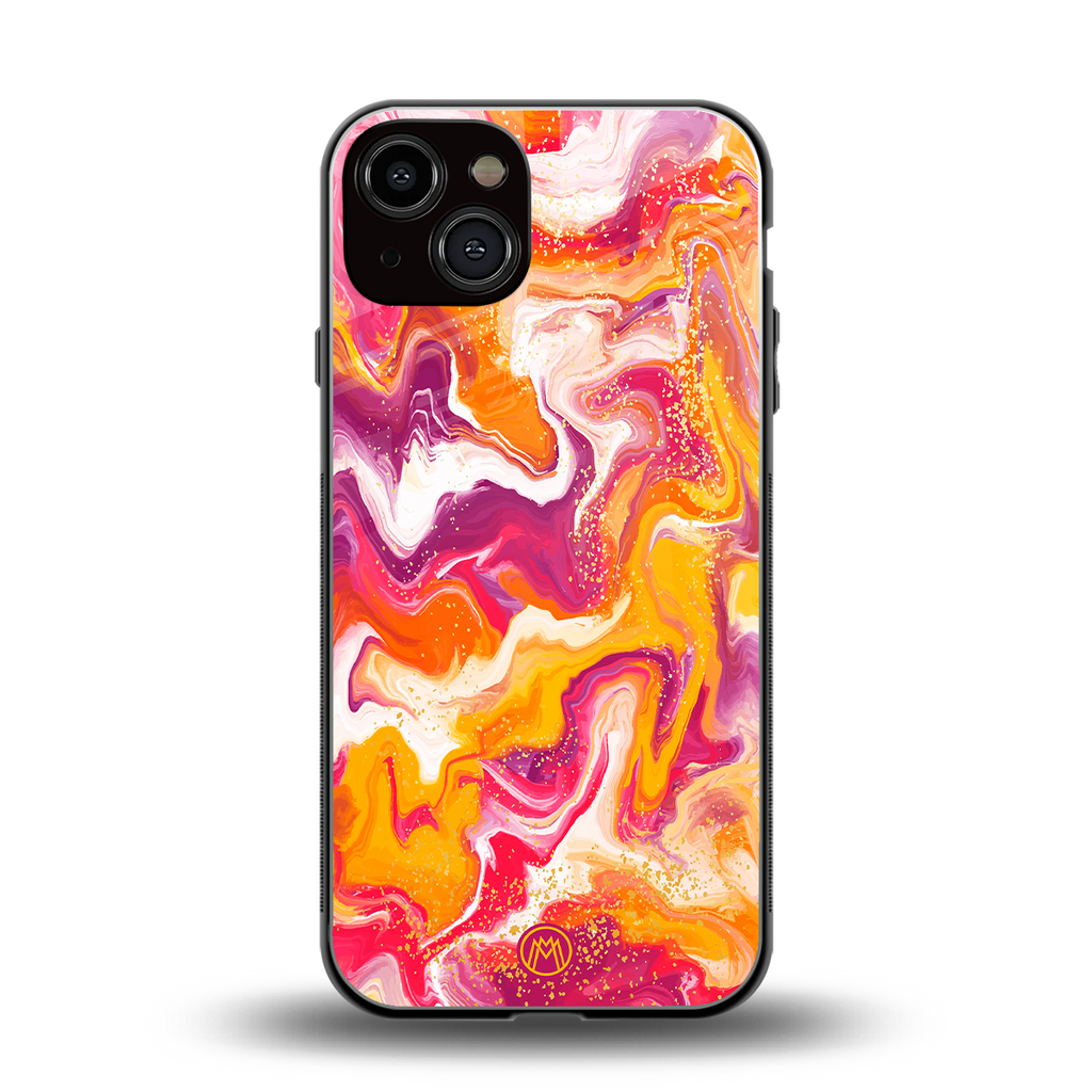 aureolin grape jam back phone cover | glass case for iphone 13
