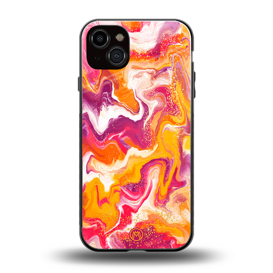 aureolin grape jam back phone cover | glass case for iphone 15 plus