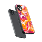 aureolin grape jam back phone cover | glass case for iphone 14 plus
