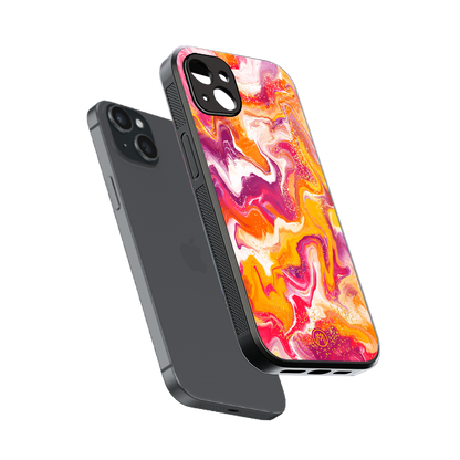 aureolin grape jam back phone cover | glass case for iphone 14 plus
