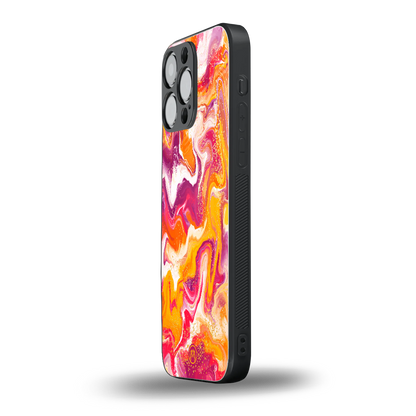 aureolin grape jam back phone cover | glass case for iphone 14 pro max