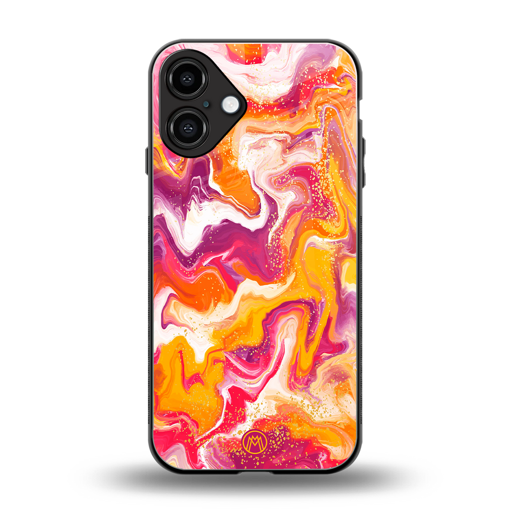 aureolin grape jam back phone cover | glass case for iphone 16 plus