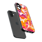 aureolin grape jam back phone cover | glass case for iphone 16 plus