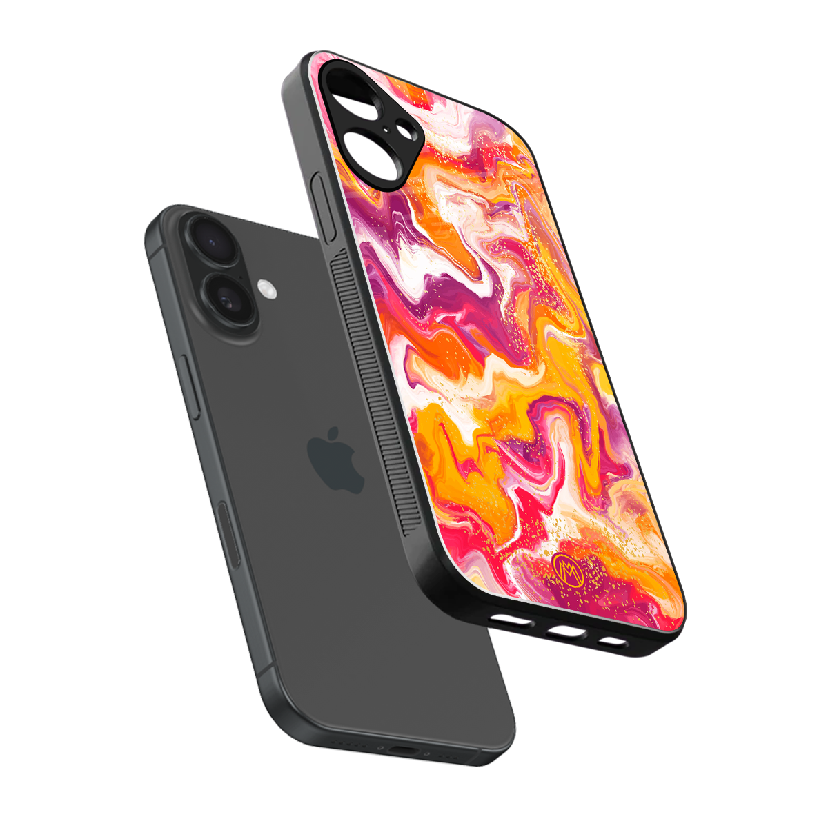 aureolin grape jam back phone cover | glass case for iphone 16 plus
