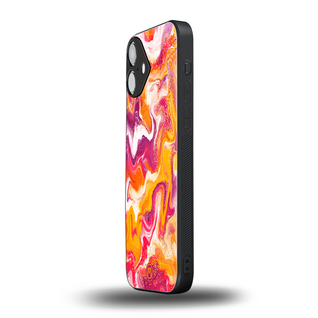 aureolin grape jam back phone cover | glass case for iphone 16 plus