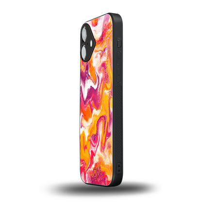 aureolin grape jam back phone cover | glass case for iphone 16 plus