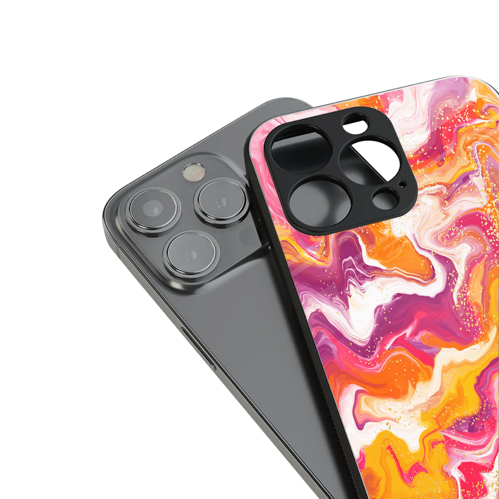 aureolin grape jam back phone cover | glass case for iphone 15 plus