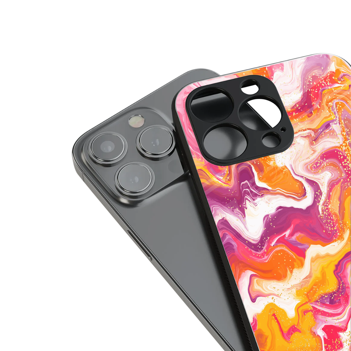 aureolin grape jam back phone cover | glass case for iphone 15 plus