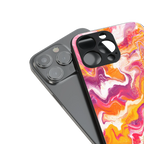 aureolin grape jam back phone cover | glass case for iphone 16 pro max