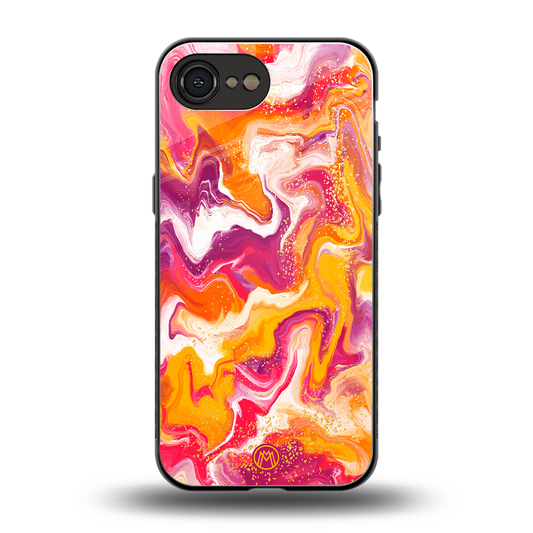 aureolin grape jam back phone cover | glass case for iphone 16e