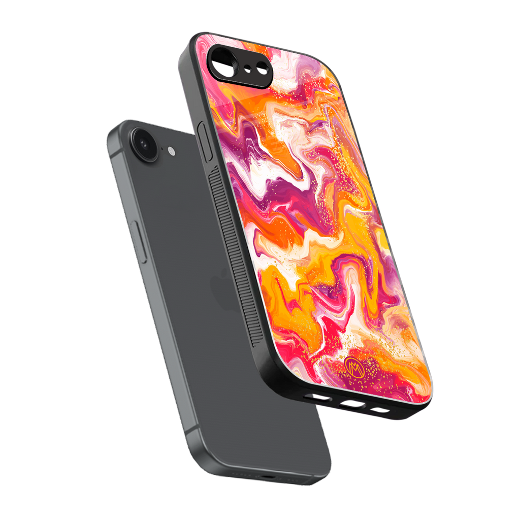 aureolin grape jam back phone cover | glass case for iphone 16e