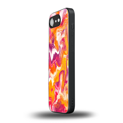 aureolin grape jam back phone cover | glass case for iphone 16e