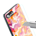 aureolin grape jam back phone cover | glass case for iphone 16e