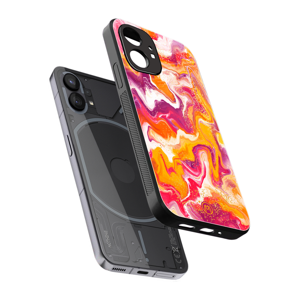 aureolin grape jam back phone cover | glass case for nothing phone 1