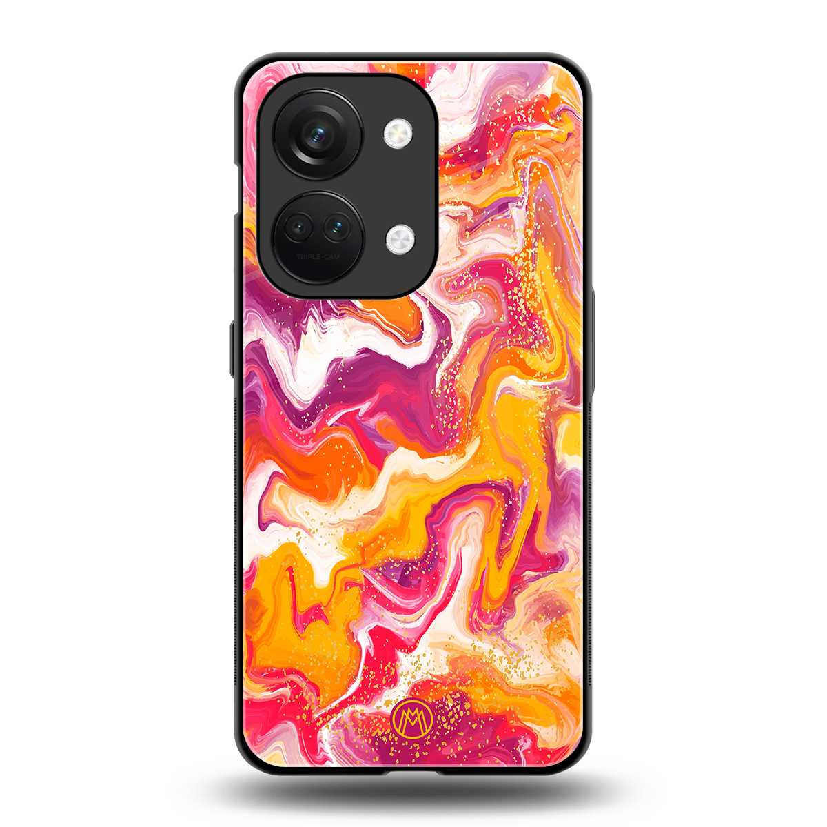 aureolin grape jam back phone cover | glass case for oneplus nord 3