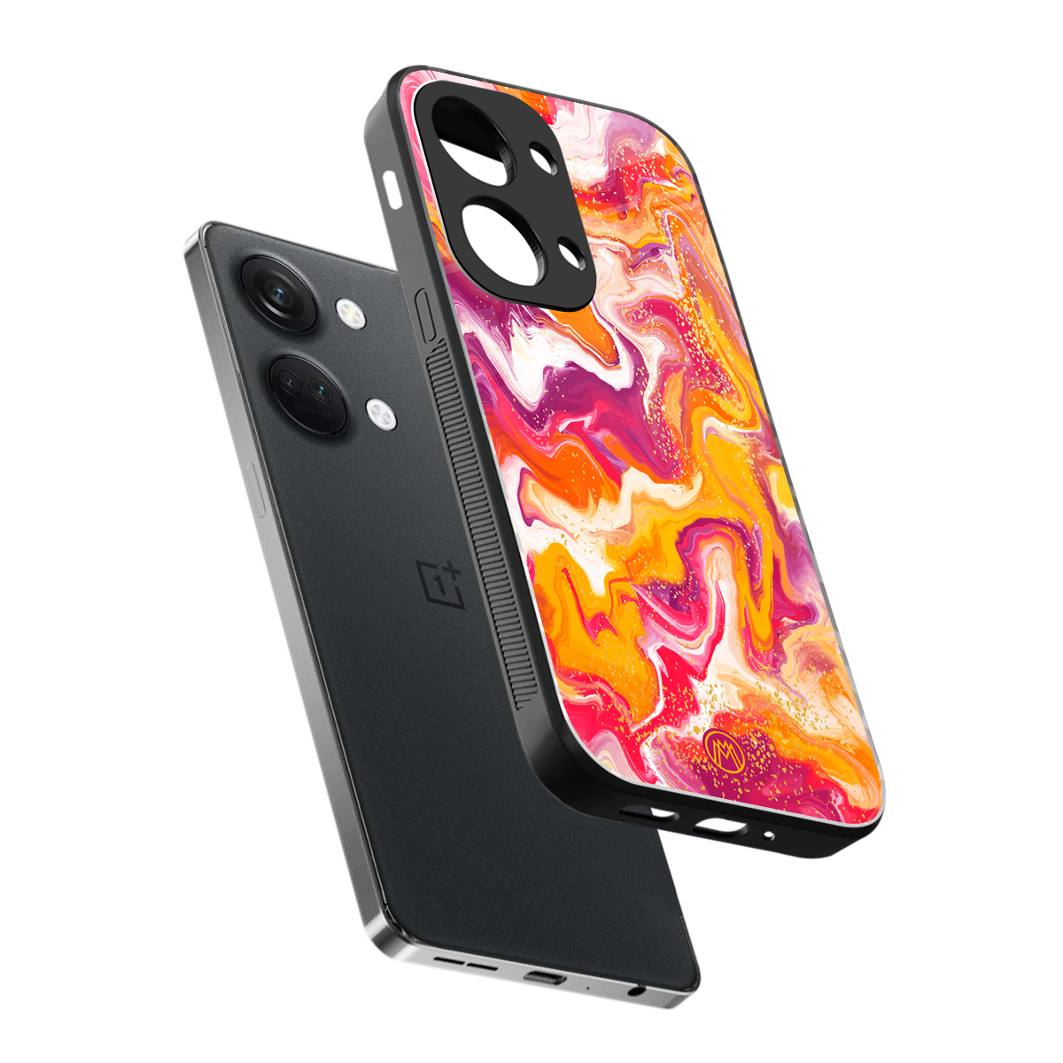 aureolin grape jam back phone cover | glass case for oneplus nord 3