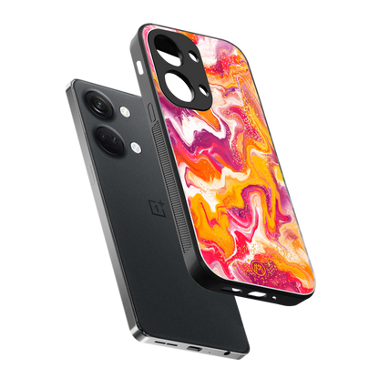 aureolin grape jam back phone cover | glass case for oneplus nord 3