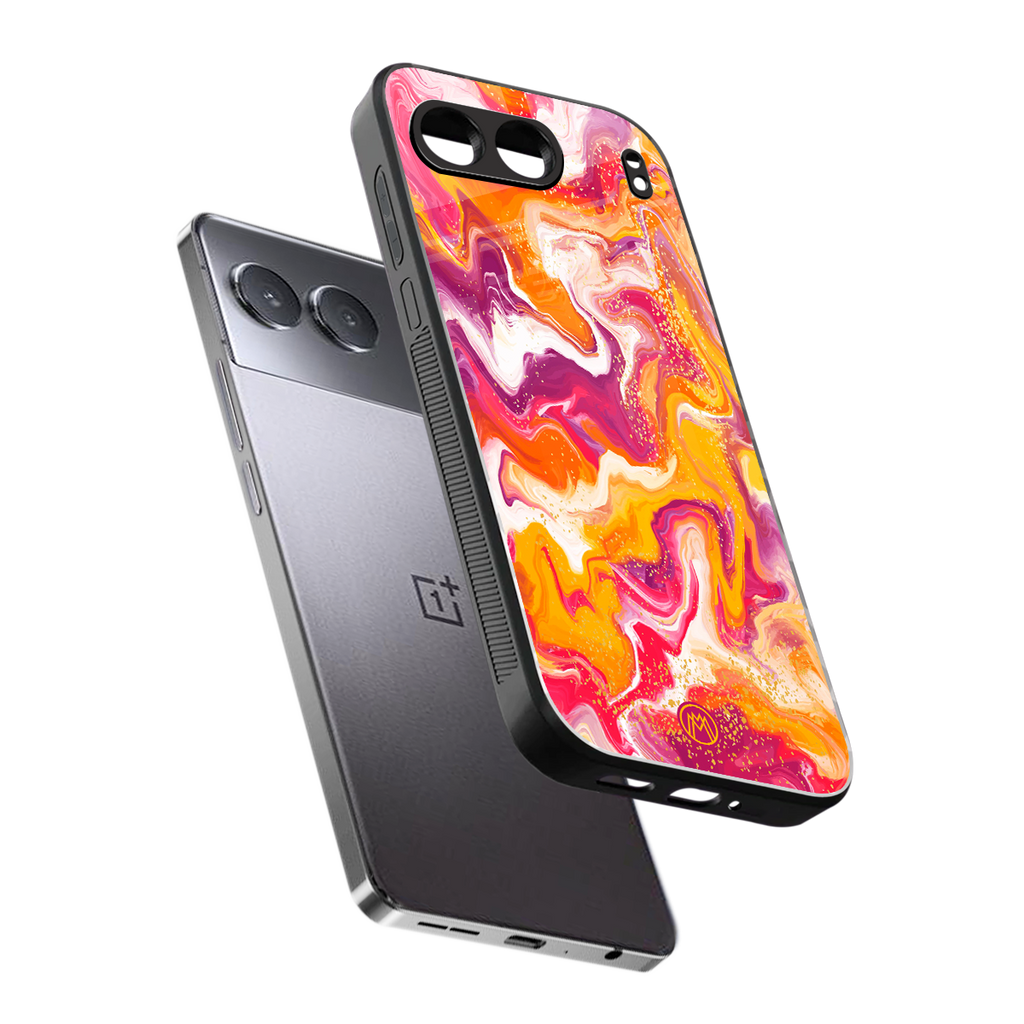 aureolin grape jam back phone cover | glass case for oneplus nord 4