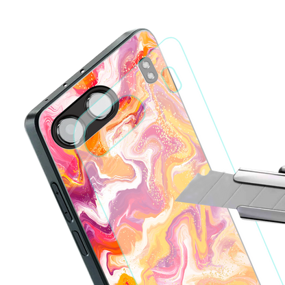 aureolin grape jam back phone cover | glass case for oneplus nord 4