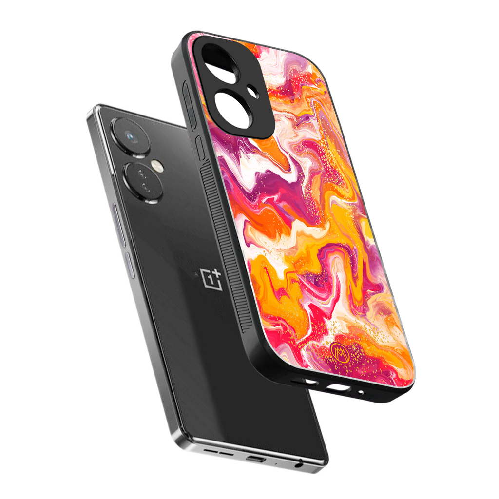 aureolin grape jam back phone cover | glass case for oneplus nord ce 3