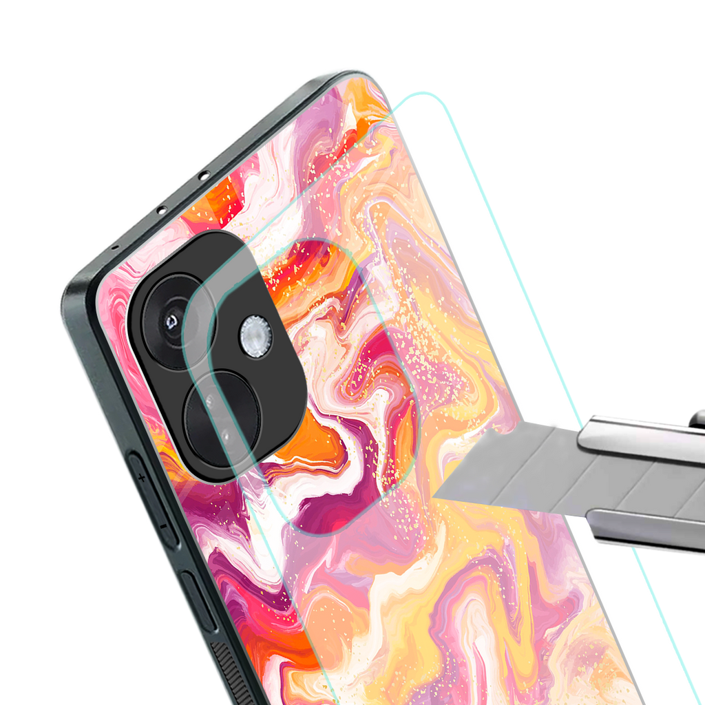 aureolin grape jam back phone cover | glass case for oneplus nord ce 3
