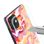aureolin grape jam back phone cover | glass case for oneplus nord ce 3