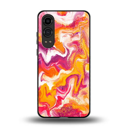 aureolin grape jam back phone cover | glass case for oneplus nord ce 4 lite