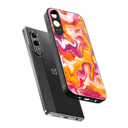 aureolin grape jam back phone cover | glass case for oneplus nord ce 4 lite