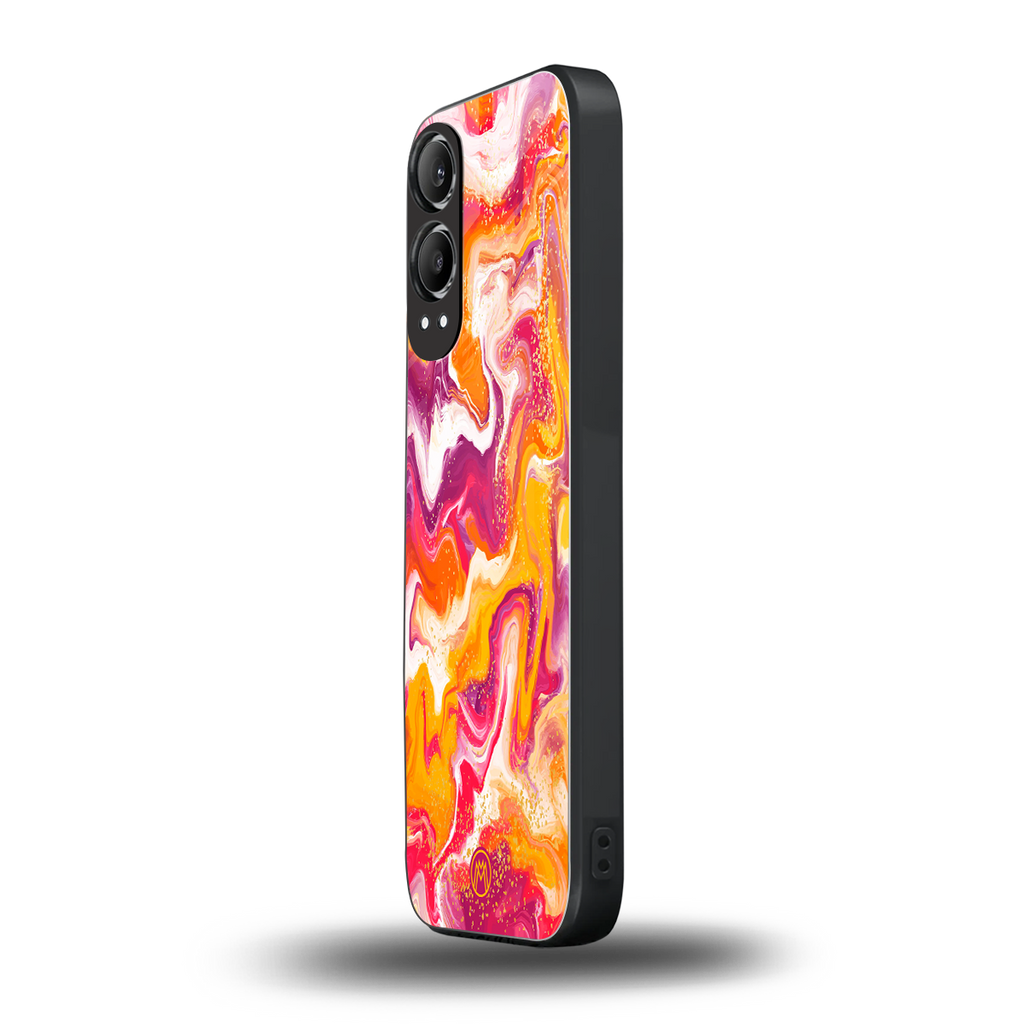 aureolin grape jam back phone cover | glass case for oneplus nord ce 4 lite