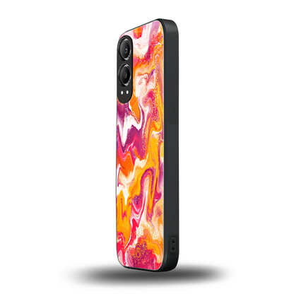 aureolin grape jam back phone cover | glass case for oneplus nord ce 4 lite