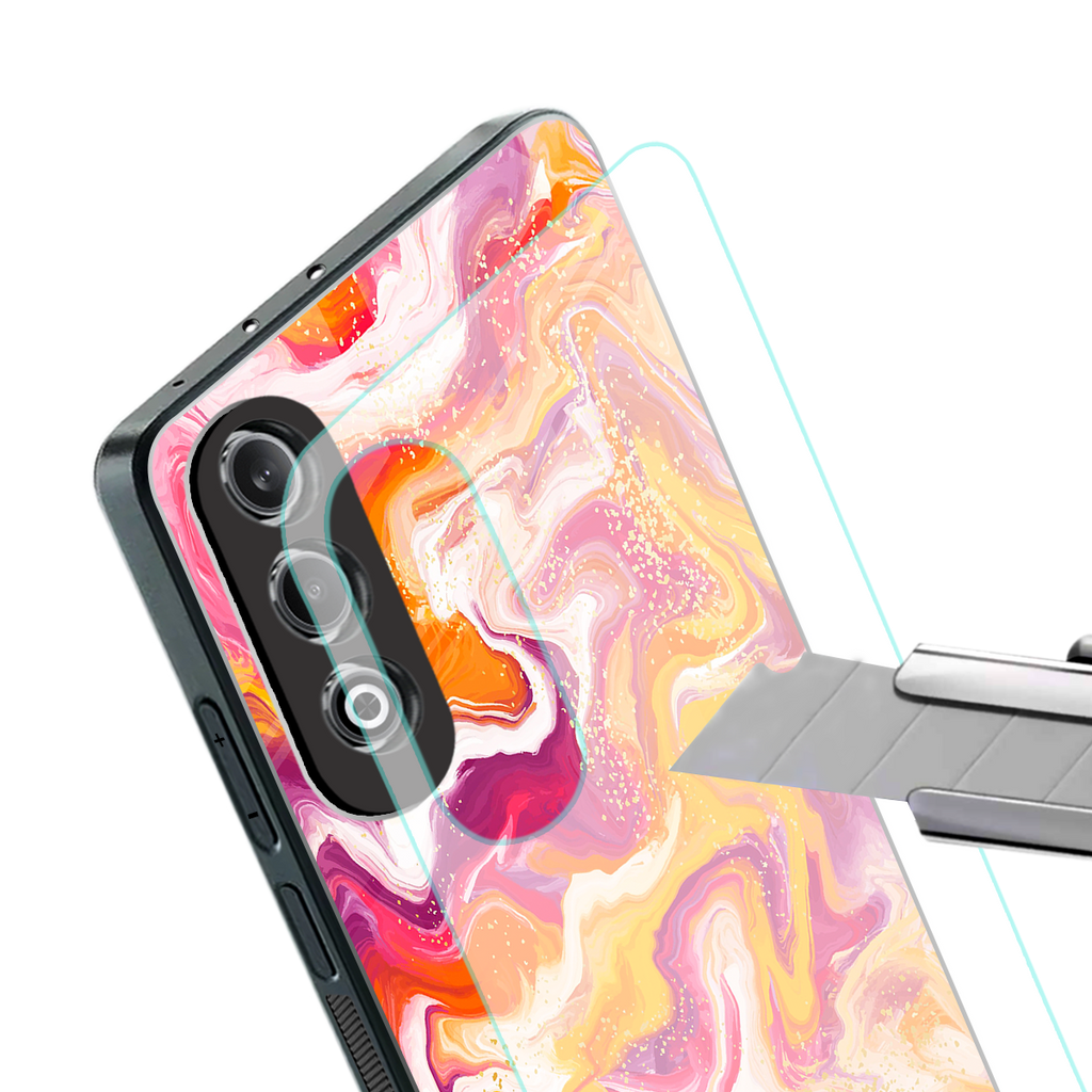 aureolin grape jam back phone cover | glass case for oneplus nord ce 4