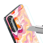 aureolin grape jam back phone cover | glass case for oneplus nord ce 4