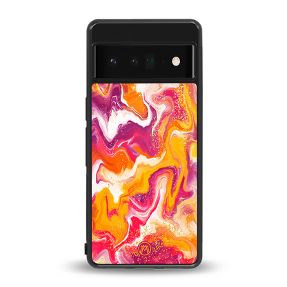 aureolin grape jam back phone cover | glass case for google pixel 6 pro
