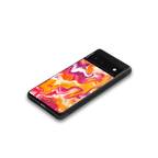 aureolin grape jam back phone cover | glass case for google pixel 6