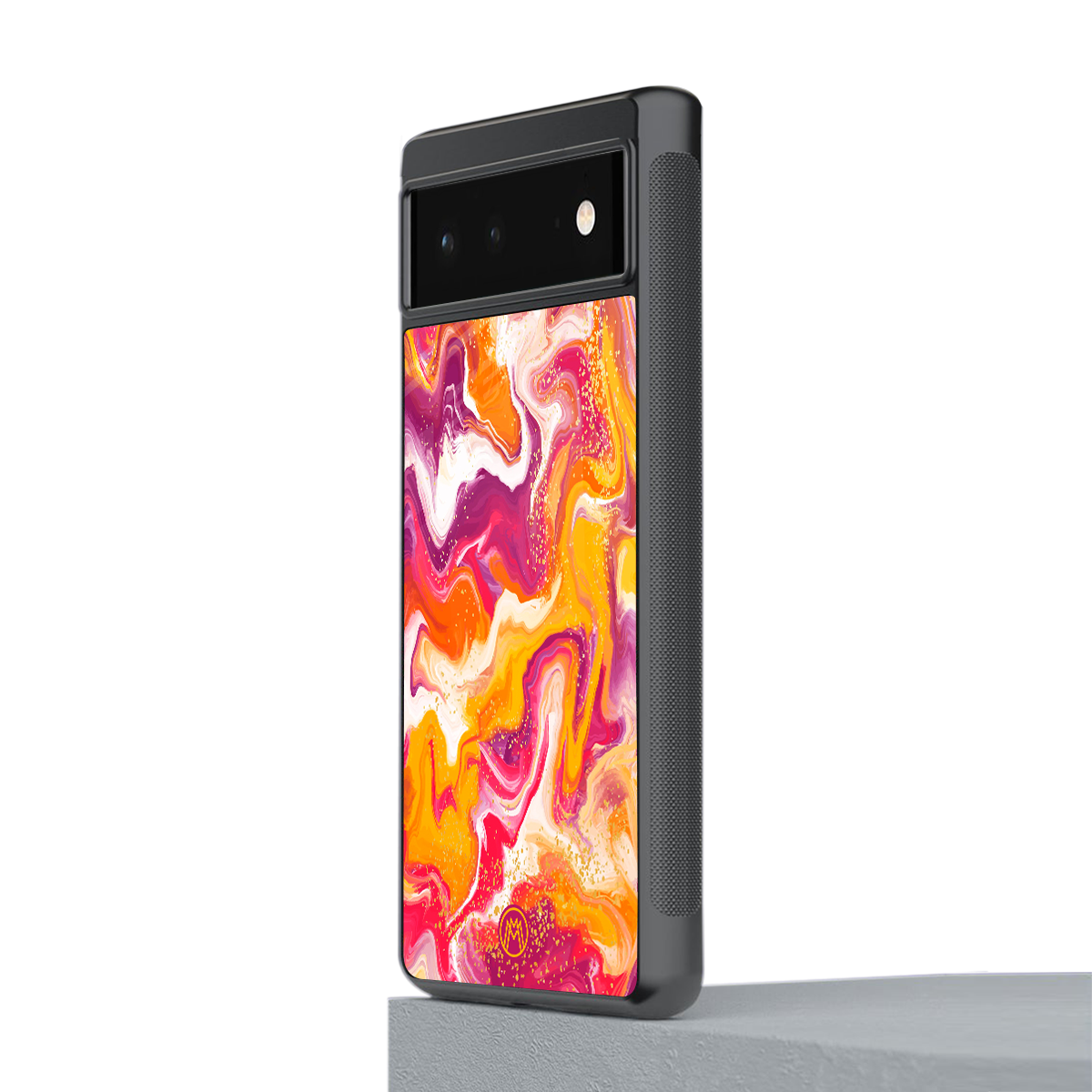 aureolin grape jam back phone cover | glass case for google pixel 6