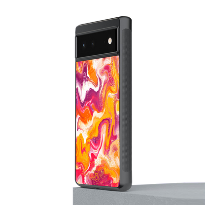 aureolin grape jam back phone cover | glass case for Google Pixel 6A
