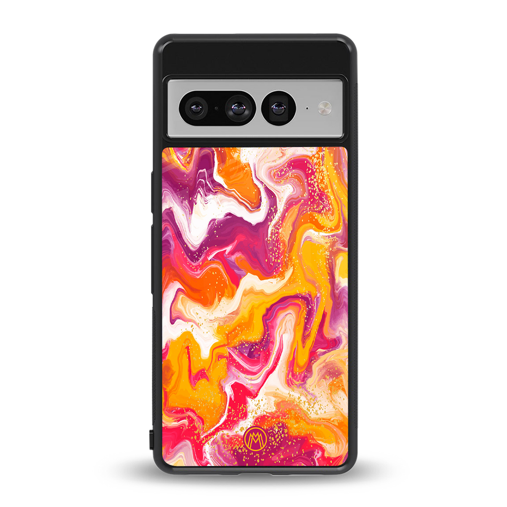 aureolin grape jam back phone cover | glass case for google pixel 7 pro