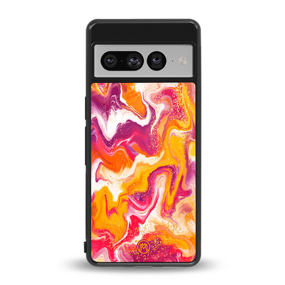 aureolin grape jam back phone cover | glass case for google pixel 7 pro