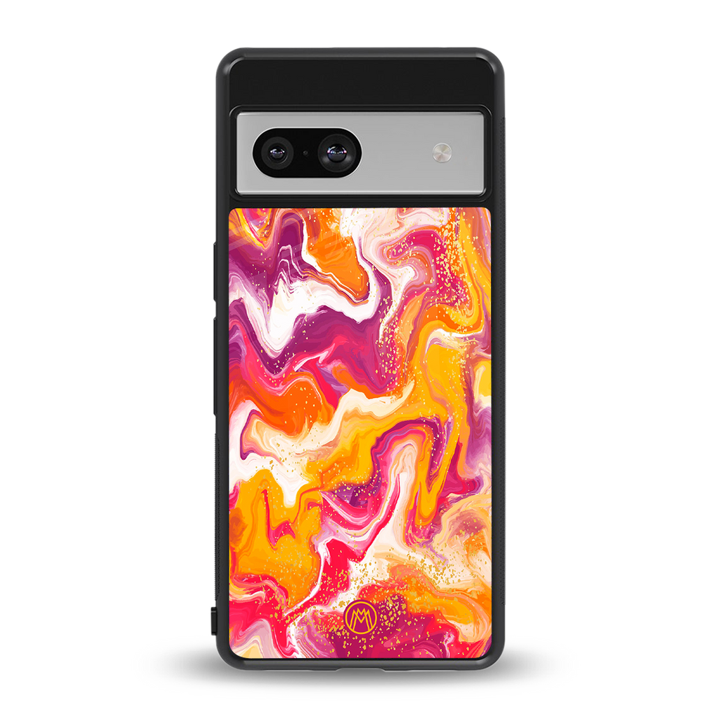 aureolin grape jam back phone cover | glass case for Google Pixel 7