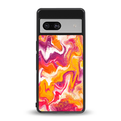 aureolin grape jam back phone cover | glass case for Google Pixel 7